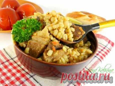 Каша перловая с мясом в мультиварке (рецепт с фото) | RUtxt.ru