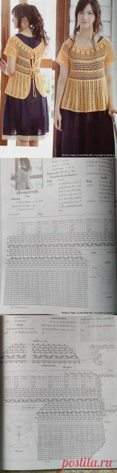 Туника крючком