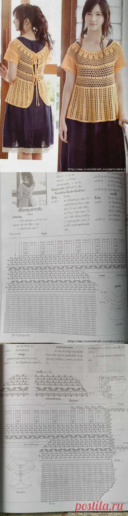 Туника крючком