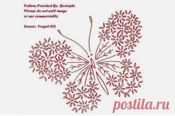 ​Схемы для вышивки бисером и пайетками или для приклеивания стразов