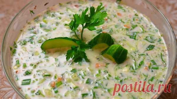 ТАКОЙ СУПЧИК ХОТЬ КАЖДЫЙ ДЕНЬ ПОДАВАЙТЕ! Лучше ОКРОШКИ! Болгарский суп ТАРАТОР | Вкусные кулинарные рецепты