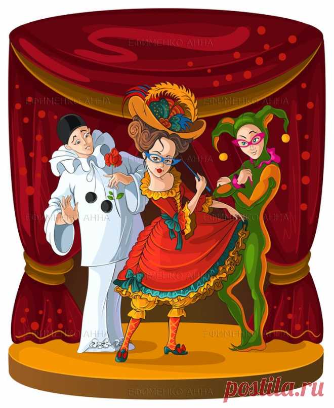 Сообщество иллюстраторов / Иллюстрации / Bajena / МАСКАРАД