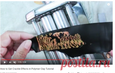 How to Get Crackle Effects in Polymer Clay Tutorial - YouTube