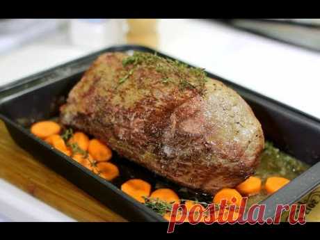 Говядина в духовке с овощами