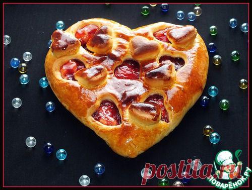 Пирог "Клубничная любовь" - кулинарный рецепт