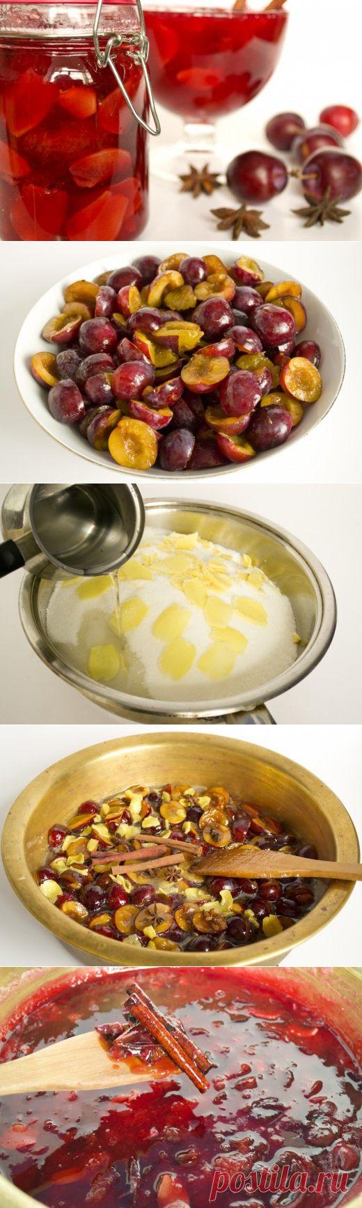 Сливовый джем с имбирем и бадьяном - волшебное сочетание вкусов! | Четыре вкуса