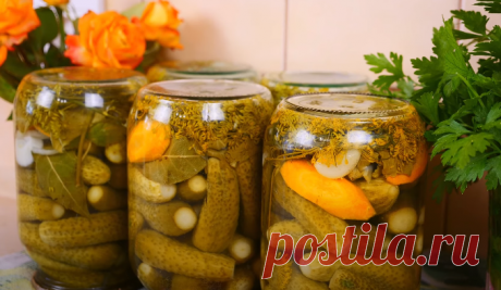 Вкусно как из бочки! Оригинальный рецепт хрустящих, вкусных маринованных огурчиков к зиме | Мир Рецептов | Яндекс Дзен