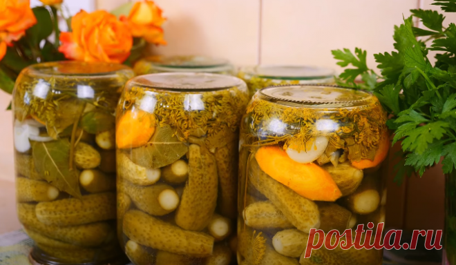Вкусно как из бочки! Оригинальный рецепт хрустящих, вкусных маринованных огурчиков к зиме | Мир Рецептов | Яндекс Дзен