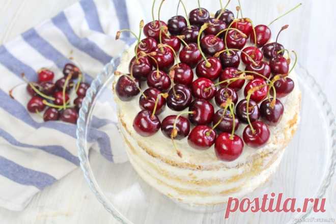 Самый вкусный рецепт молочно-ягодного торта. | Кулинария
