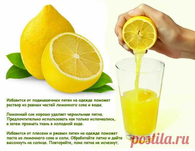 Лимон в хозяйстве