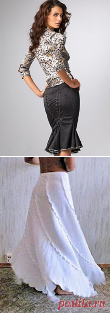 Шьем юбки на любой вкус - 24 Юбка-годе. Моделирование клиньев разной формы