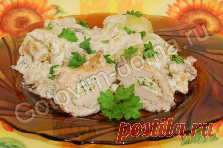 Куриное филе с начинкой - пошаговый рецепт с фото на Готовим дома
