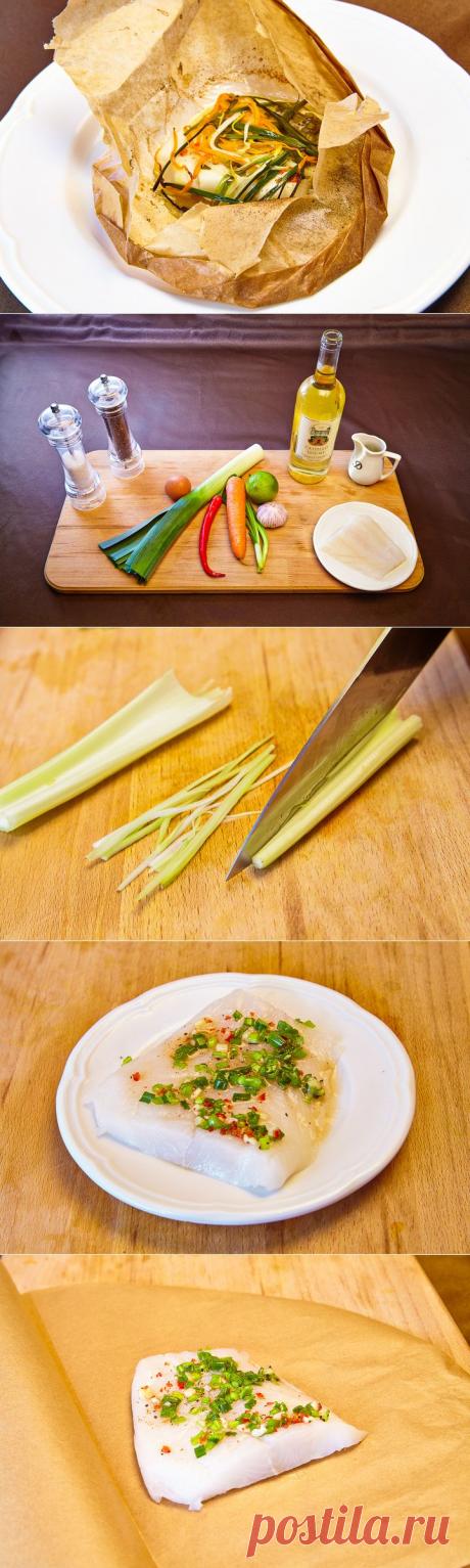 (193) Филе палтуса en papillote - пошаговый рецепт с фото - филе палтуса en papillote - как готовить: ингредиенты, состав, время приготовления - Леди@Mail.Ru