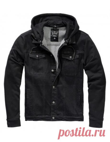 Куртка джинсовая Cradock Denim Sweat Brandit, цвет Black