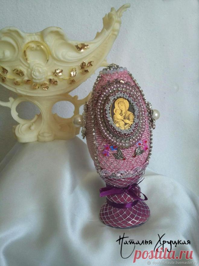 Интерьерное пасхальное яйцо: СВЯТОЙ ЛИК – купить на Ярмарке Мастеров – O9CGARU | Яйца, Петушки