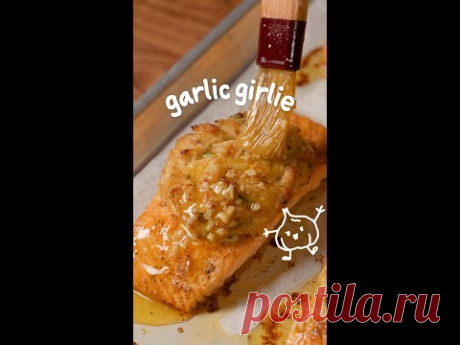 50 Garlic Clove Stuffed Salmon