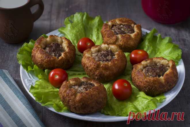 Татарские пирожки с мясом - рецепт с пошаговыми фото