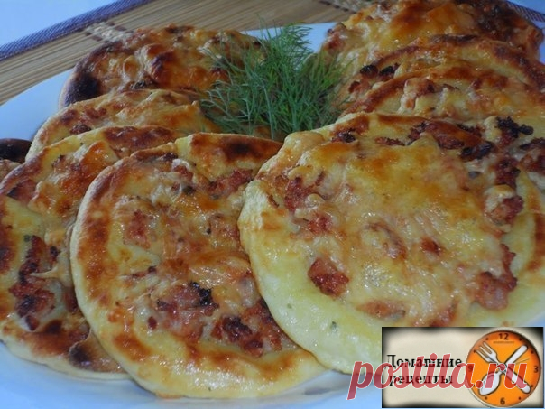 Картофельные ватрушки с курицей