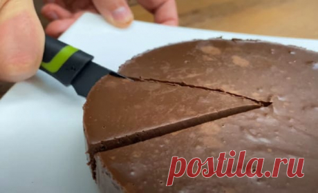 Вкуснейший шоколадный десерт всего из двух ингредиентов