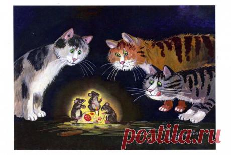 Коллекция ● Рисованные коты и кошки ● Татьяна Родионова ● 3152