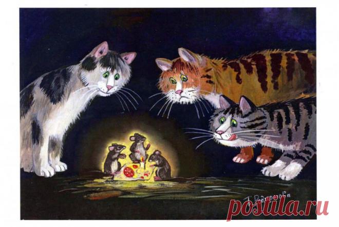 Коллекция ● Рисованные коты и кошки ● Татьяна Родионова ● 3152