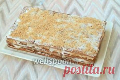 Торт из зефира и печенья без выпечки рецепт с фото, как приготовить на Webspoon.ru