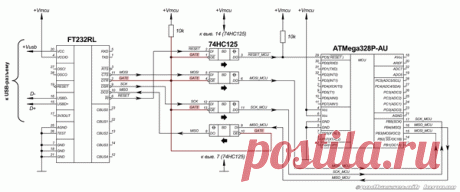 FT232RL: USB-программатор для AVR без дополнительной прошивки