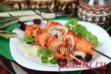 Куриные шашлычки в духовке.