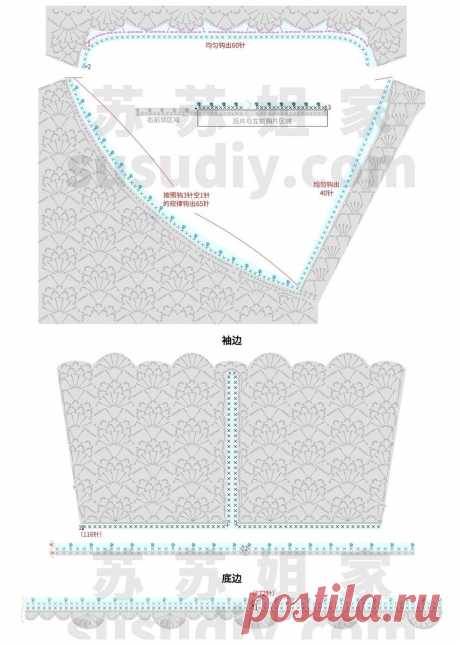 Вязанные ажурные блузы с длинным рукавом - вне времени и сезона. | Зеленая комната | Дзен