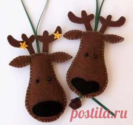 Homemade Felt Christmas Ornament  (44)