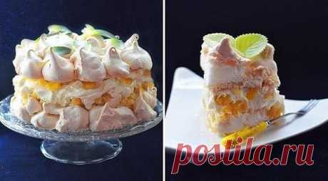 Невесомый торт-безе «Пина Колада» ТОРТЫ рецепты: Невесомый торт-безе «Пина Колада». ИНГРЕДИЕНТЫ Безе: 300 мл белков (около 8 белков от больших яиц ...