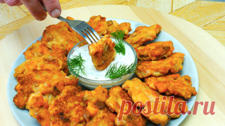 Рыбные котлетки "Растрёпки". Вкусные, сочные и очень быстрые. | Любовь Сазонова | Дзен