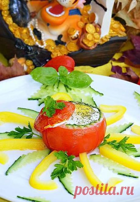 (+1) тема - Яичница глазунья в помидорах | Любимые рецепты