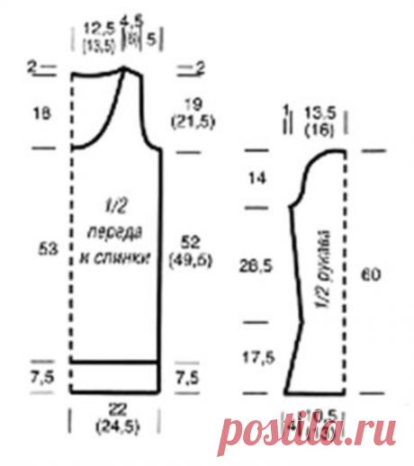 Tunic  with braids free pattern