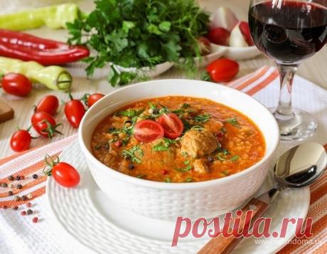 Готовим суп харчо правильно