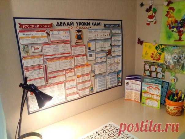 Как помочь ребенку делать уроки? 
Русский, математика, английский..! 
 
Плакаты и буклеты "Делай уроки сам!" зарекомендовали себя в этом вопросе! 👍👍👍 
Подробнее -  
 
"ВСЕ ПРАВИЛА И ФОРМУЛЫ ПЕРЕД ГЛАЗАМИ!" 
💥От 300 рублей! 
💥Бесплатная доставка при заказе от 10 штук 
💥 Скидки для групповых заявок СП 
💥💥💥Экспресс доставка из Москвы 4 раб.дня даже до Владивостока! 
 
Будьте в курсе новинок, подписывайтесь 😉 
Группа ВК:  или наш сайт  👇
