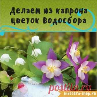 Магазин Мастеров Рукоделия - Цветы из капрона своими руками. Как сделать цветы Водосбора поэтапно