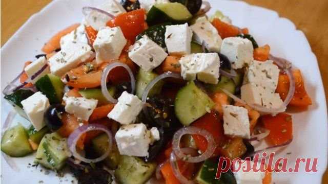 Греческий салат по простым рецептам в домашних условиях | Вкусный блог Пульс Mail.ru Как приготовить греческий салат с вкусной заправкой