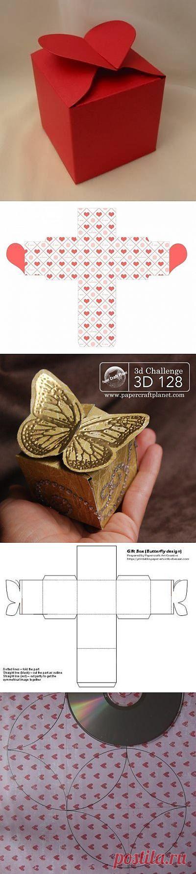 Коробочки для небольшого подарка (подборка из 7 штук) / Упаковка подарков /