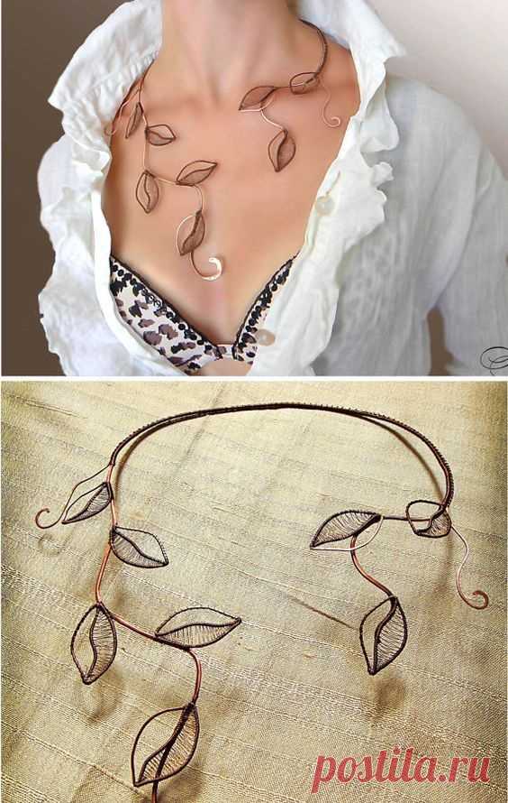 Бижутерия с растительным мотивом (подборка)