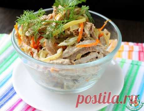 Салат мясной с огурцами – кулинарный рецепт