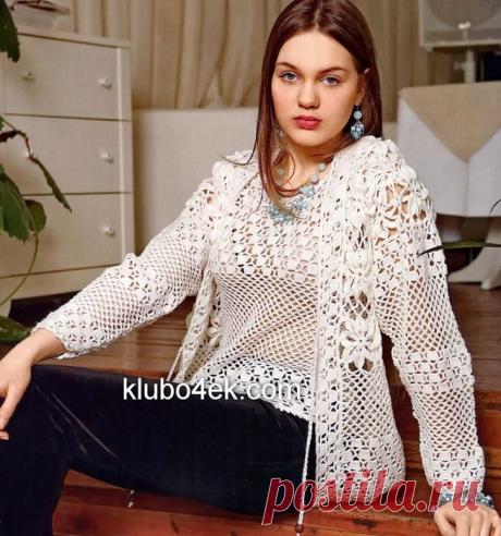 Вязание топа и вязание кардигана.