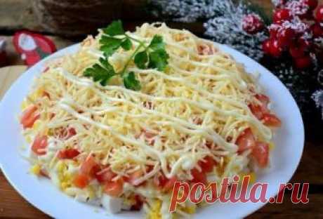 Лучший салат с крабовыми палочками — полный восторг!