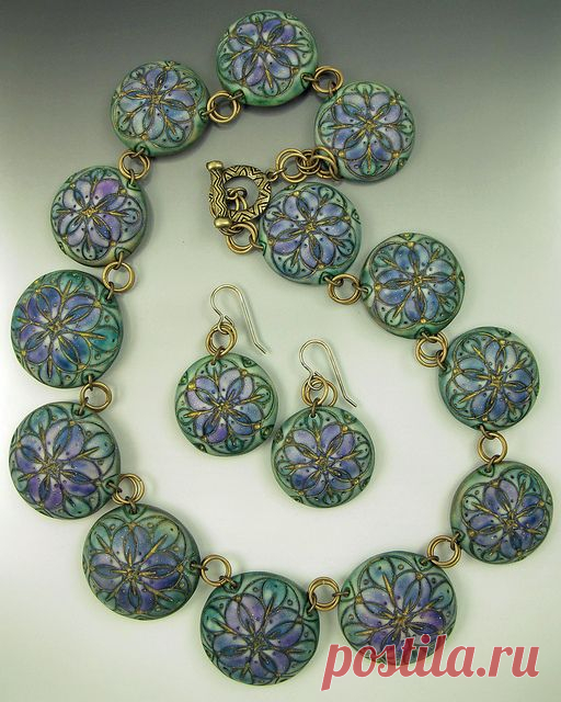 (11) amazing texture to polymer clay beads by Barb Fajardo (rubarb04 on Flickr) | Polymer Clay