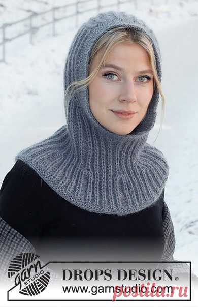 Балаклава Wrapped in Wonder

Размеры: S/M - L
Обхват головы: ок. 54/56 - 58 см

Понадобится:
Пряжа DROPS ALPACA (100% альпака, 167м/50г) 100-100 г, цвет 517, medium grey
а также пряжа DROPS KID-SILK (75% мохер, 25% шелк, 210м/25г) 50-50 г, цвет 10, grey

Плотность вязания:
21 петель и 25 рядов по схеме А.1 в 2 нити = 10 x 10 cm.

Спицы:
Круговые спицы DROPS размер 4 мм, длина лески 60 см для узора.
Круговые спицы DROPS размер 3 мм, длина лески 40 или 60 см для резинки.
При...
