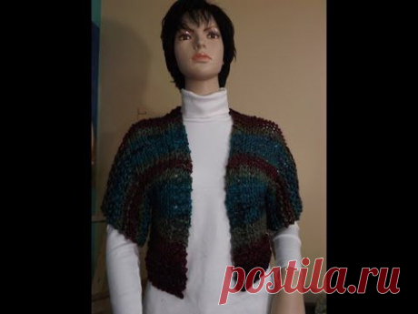 How To Knit A Shrug, Bolero.