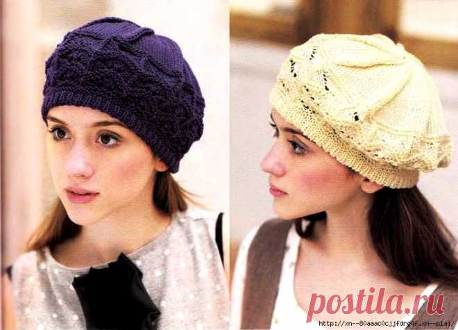 Шапочки спицами - САМОБРАНОЧКА рукодельницам, мастерицам