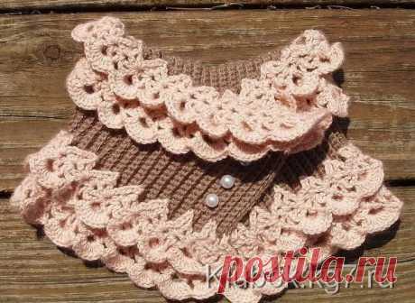 Ажурный воротник-шарфик Austen Lace Muffler! | Клубок