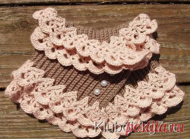 Ажурный воротник-шарфик Austen Lace Muffler! | Клубок