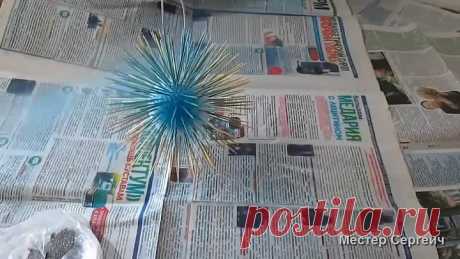 2 Идеи елочных игрушек. Новогодние поделки